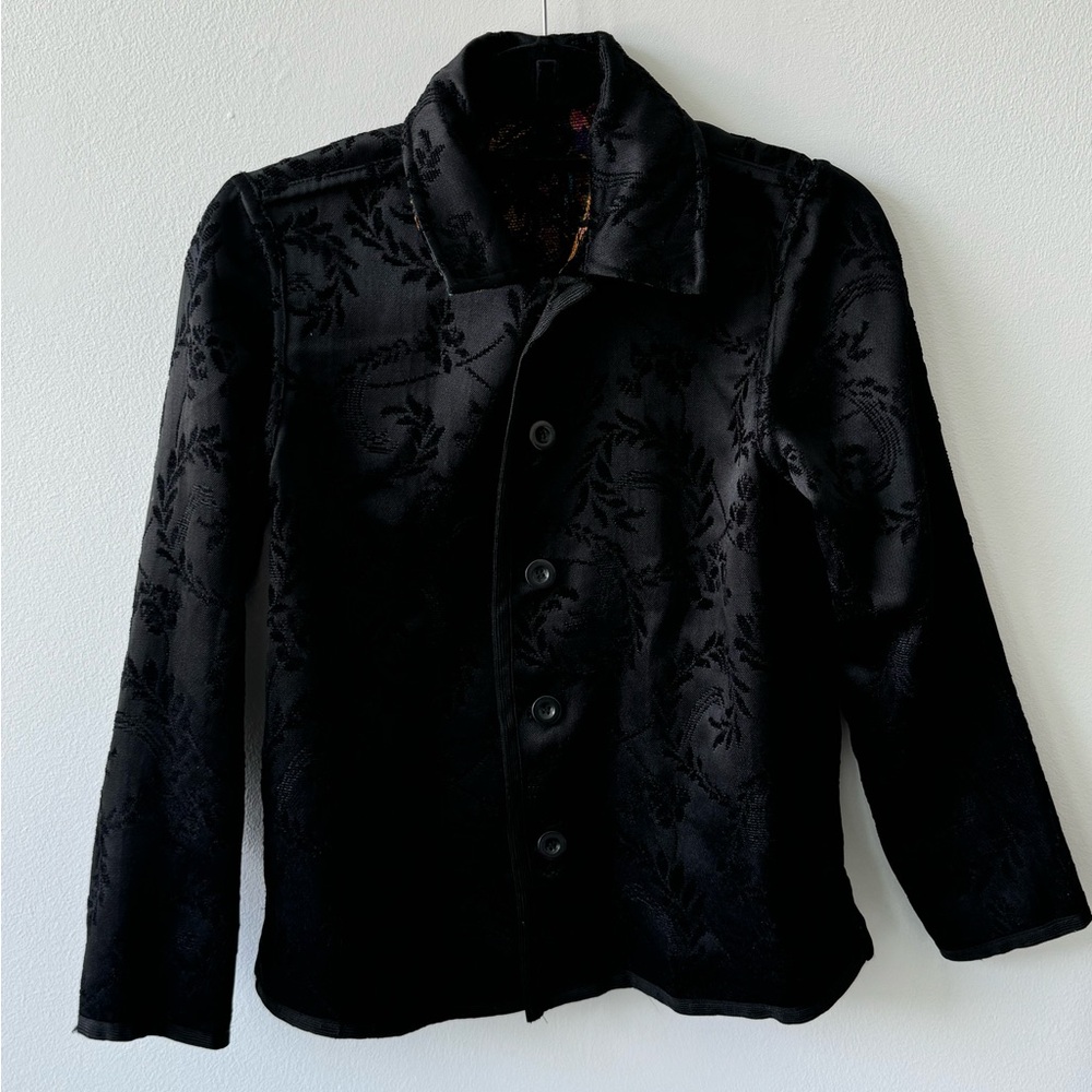 Vintage Reversible Black / Multicolor Jacket